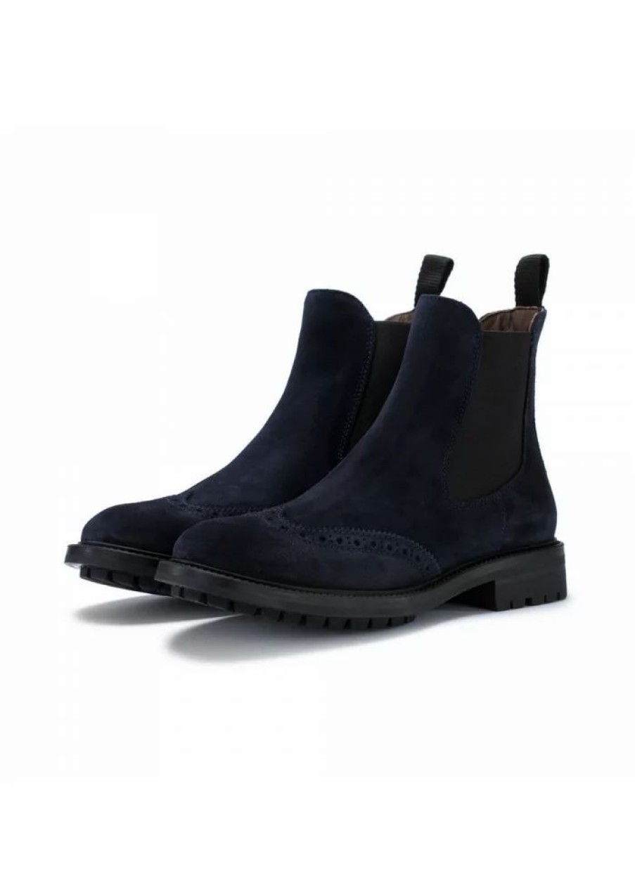 Women MANOVIA 52 Boots | Women'S Chelsea Boots Manovia 52 | Vivel Navy E Blu